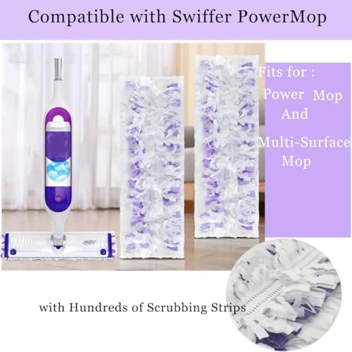 YFLY 10 Pack Disposable Mopping Pads for Swiffer PowerMop