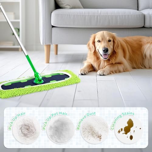 4 Pack Reusable X-Large Mop Pads for Swiffer Sweeper XL