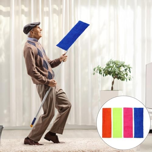 4pcs Reveal Mop Pads Replacement Cleaning Pads for Wet Dry Mops