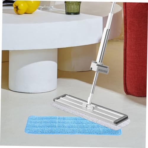 4pcs Reusable Fiber Cloth Mop Pads for Home and Commercial Use