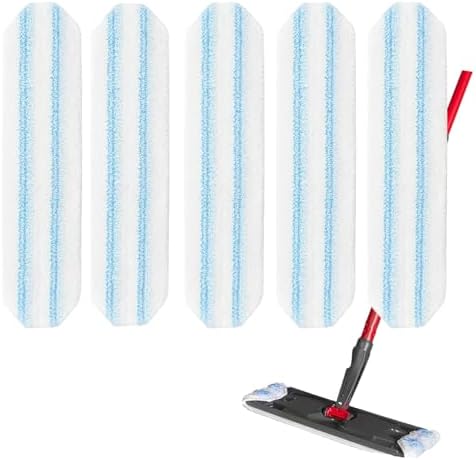 5-Pack O-Cedar H2Pro Replacement Mop Pads - Ultra-Dense Microfiber
