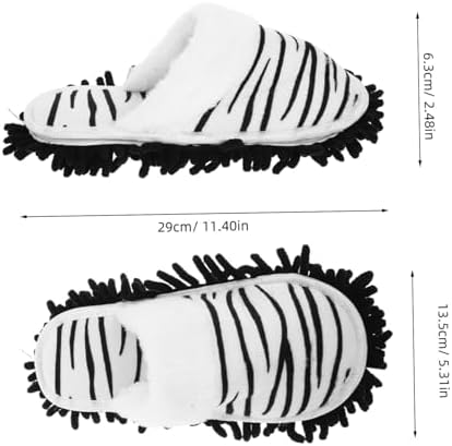Minkissy Detachable Mop Slippers for Women
