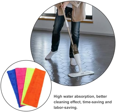 4pcs Reveal Mop Pads Replacement Cleaning Pads for Wet Dry Mops