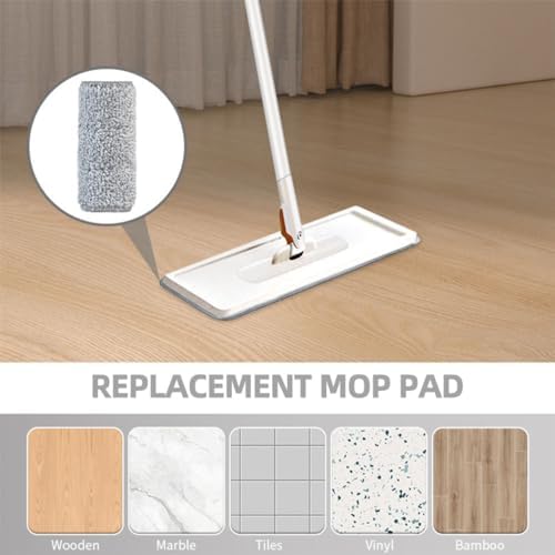 3pcs Washable Fiber Mop Pads for Hardwood and Tile