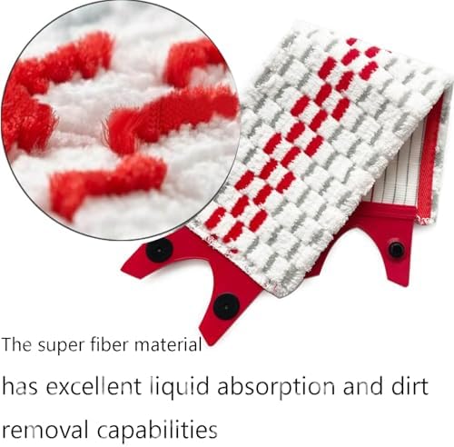 YNHIAG 4PCS Microfiber Mop Pads for Spray System