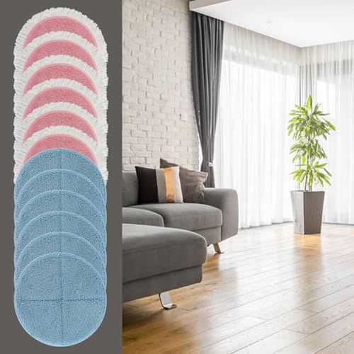 BeiLan Spin Wave Electric Mop Pads - 12 Pack Replacement