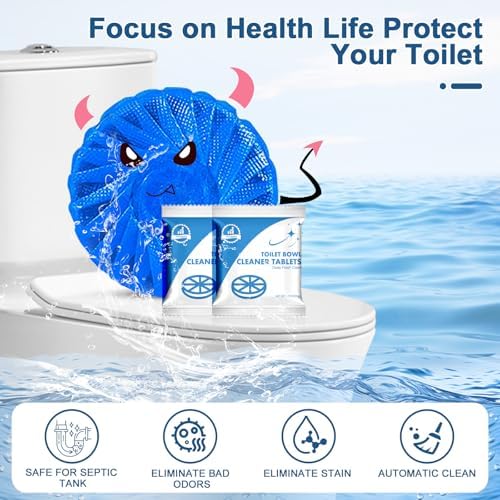 Msvvko Toilet Cleaner Tablets 30 Tabs Fresh Scent