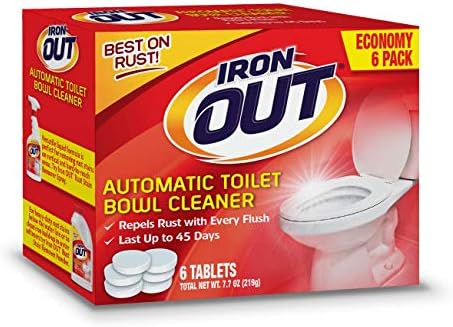 IRON OUT Automatic Toilet Bowl Cleaner Tablets 12 Tablets