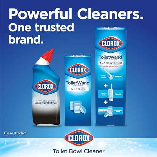 Clorox Toilet Bowl Cleaner 24 Ounces Pack of 2
