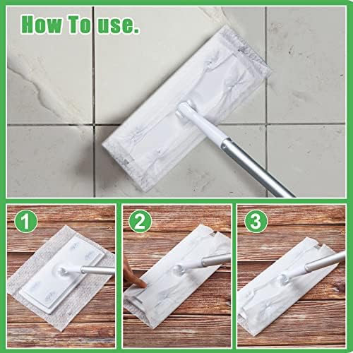 Zubebe 600 Pcs Disposable Dry Mop Refills