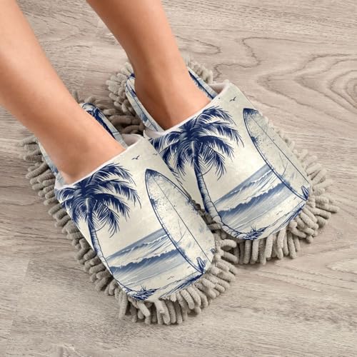FLildon Microfiber Mop Slippers for House Floor Cleaning 1