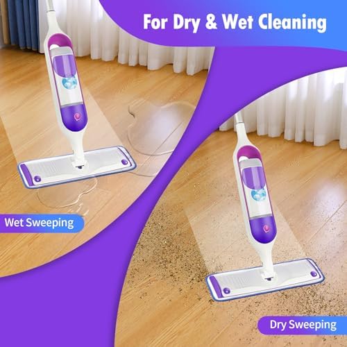 Gazeer 8-Pack Reusable Mop Pads for Swiffer PowerMop