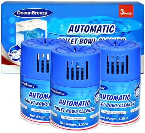 OceanBreezy Toilet Bowl Cleaner 3 Bottles Set