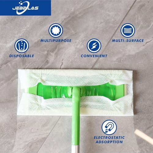 JEBBLAS Disposable Mop Refills 120 Count