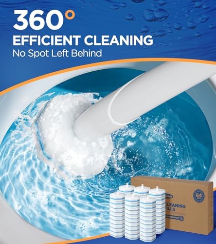 Caspeak 64-Count Toilet Wand Refills with Fresh Fragrance