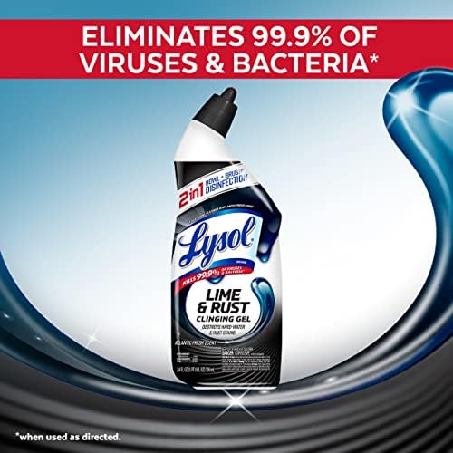 Lysol Lime Rust Remover Toilet Bowl Cleaner 48oz