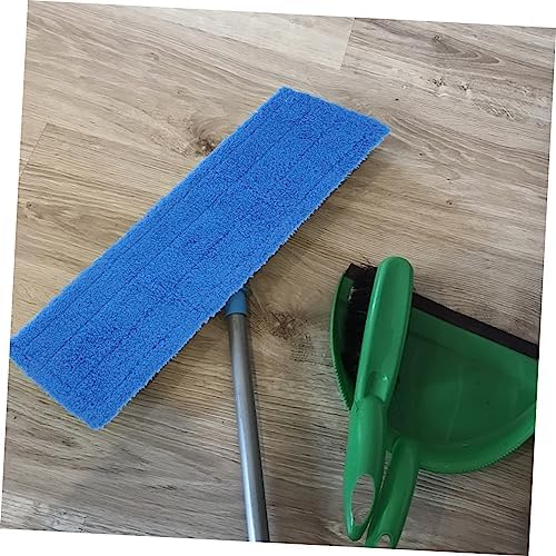 2Pcs Coral Fleece Mop Pads Reusable Replacement Heads