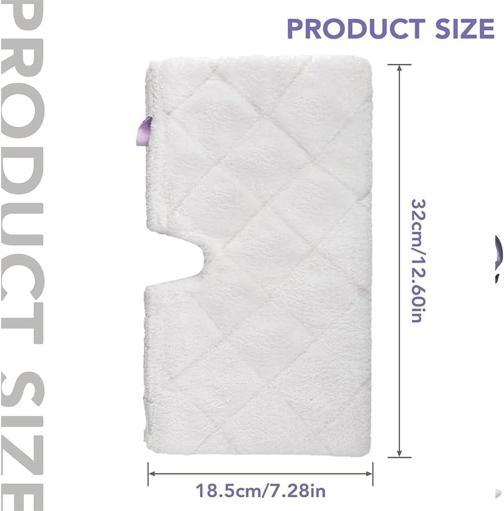 Sgizoku Steam Mop Pads 12Pack Microfiber Replacement for Shark