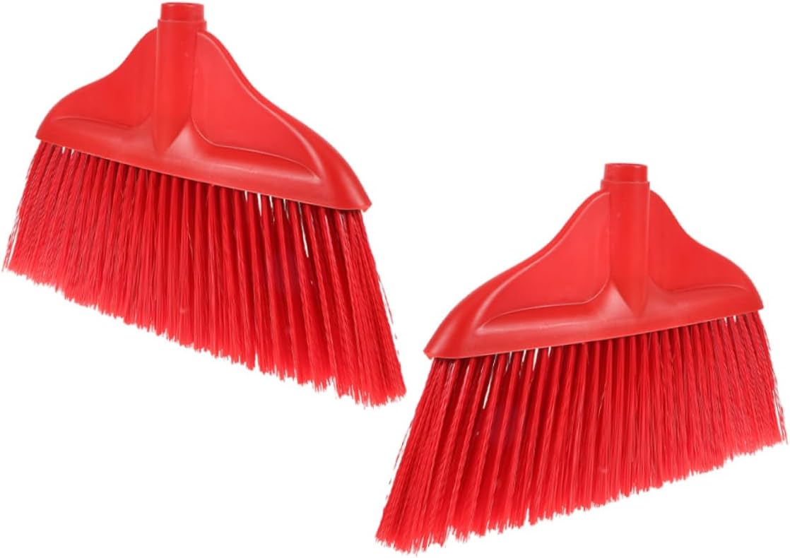 2pcs Easy Install Floor Broom Replacement Head for Home Cleaning
