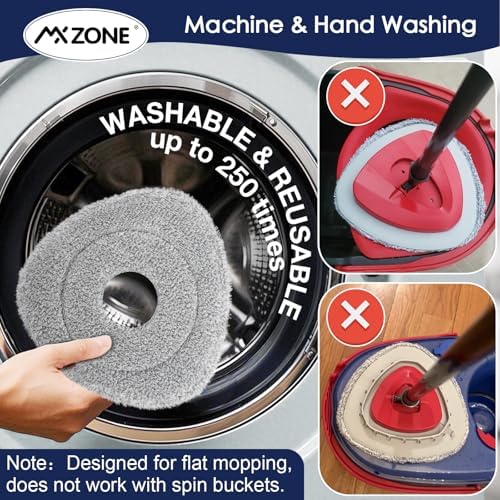 MXZONE Spin Mop Pad Replacement Set