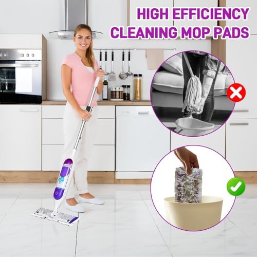 20 Pack Power Mop Refills for Swiffer Compatible