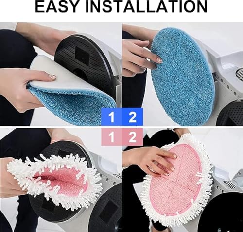 GreeSuit Electric Mop Pads 6 Pack 728in Cleaning Replacement