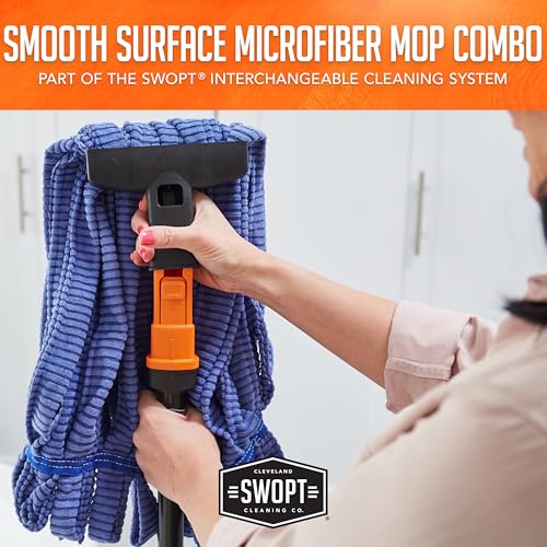SWOPT Microfiber Wet Mop With 60 Handle