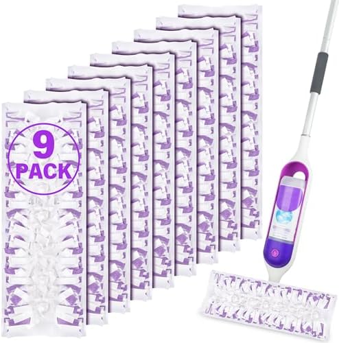 9 Count Swiffer PowerMop Refill Pads - Unscented Safe for All Floors