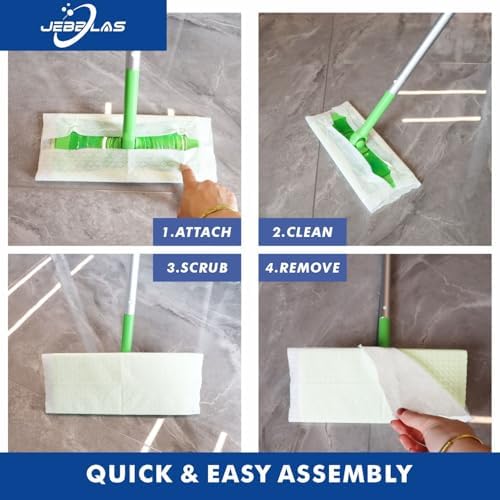 JEBBLAS Disposable Mop Refills 120 Count