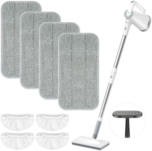 LOVECO Microfiber Steam Mop Pads 8-Pack for FEPPO Seyola