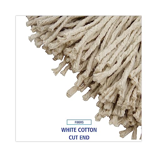 Boardwalk BWK724CCT 24 oz Cotton Wet Mop Head - White 12Carton