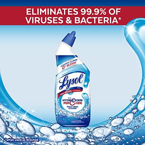 Lysol Bleach Free Toilet Bowl Cleaner 24 oz Pack of 6