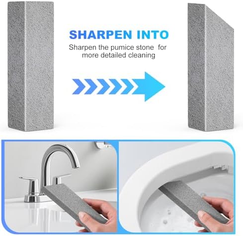Cnigrpl Pumice Stone Toilet Cleaner - 2Pack with Long Handle