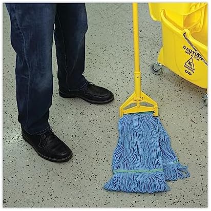 Boardwalk BWK502BLNB Super Loop Wet Mop Head - Medium Blue 1