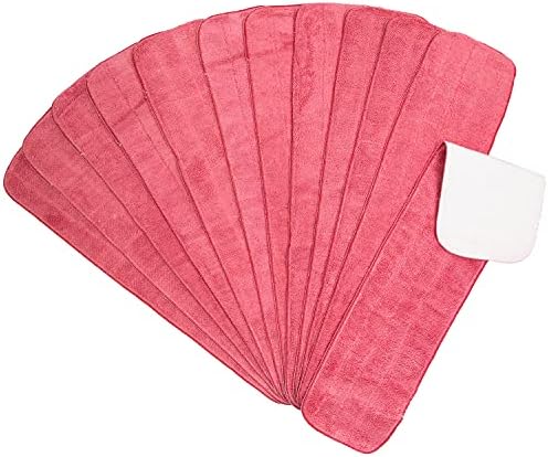 Arkwright Spray Mop Replacement Pads - 24 in Red Pack of 12