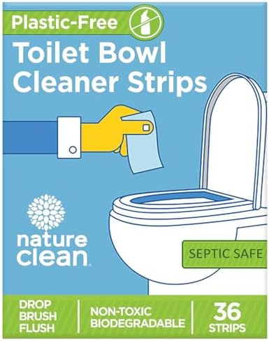 Nature Clean Non-Toxic Toilet Bowl Cleaner Strips 36 Count 1