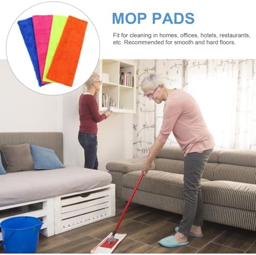 4pcs Reveal Mop Pads Replacement Cleaning Pads for Wet Dry Mops