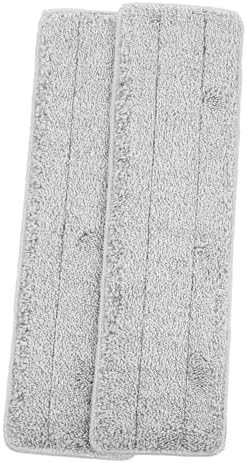 2pcs Reusable Microfiber Mop Pads for Floor Cleaning