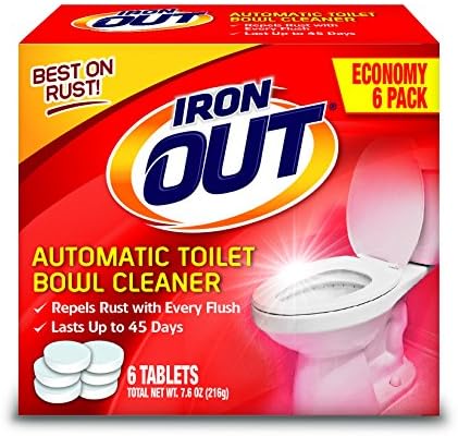 IRON OUT Automatic Toilet Bowl Cleaner Tablets 12 Tablets