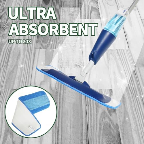INFICRIME 6 Pack Microfiber Mop Pads for Bona Mop 18 Inch