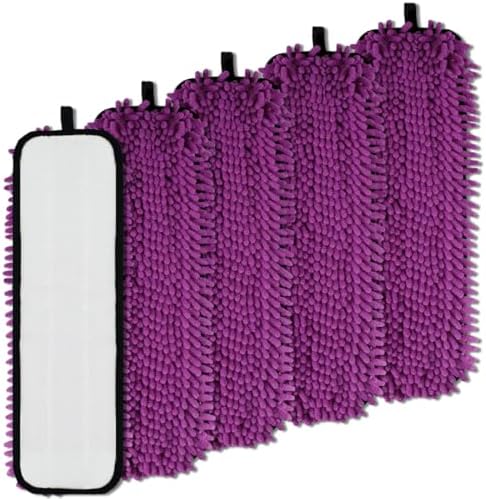 Diteje 5 Pack Replacement Mop Pads for Bona Reusable and Washable