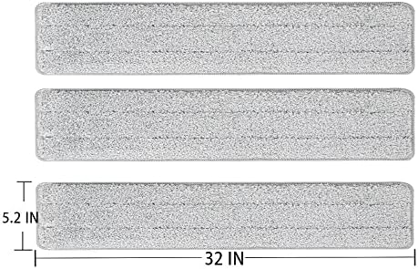 Sunki Microfiber Mop Pads 6-Pack Replacement for 32 36-inch Mops