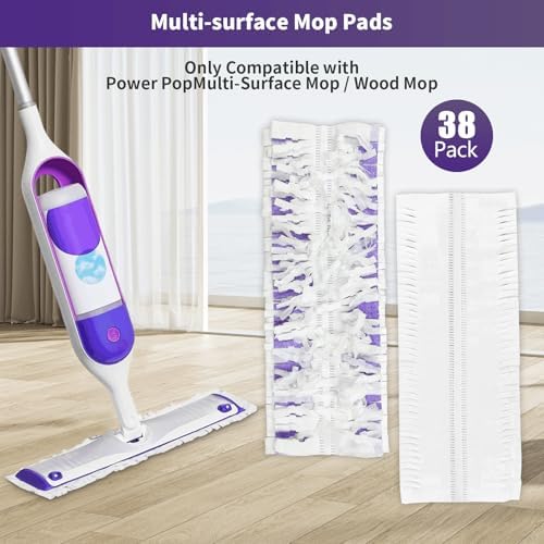38 Pack PowerMop Mopping Pad Refills for Hyphen-X