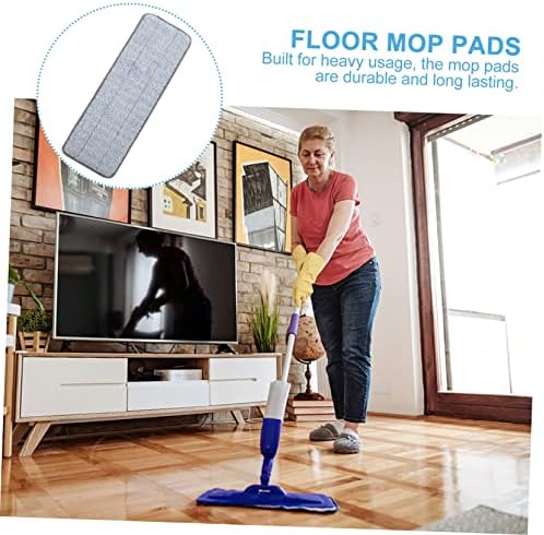 CALLARON 2pcs Microfiber Mop Pads for Hardwood Tile Marble