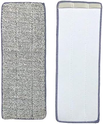Bulletproof Microfiber Mop Pads - 5 Pack Reusable for Wet Dry Cleaning