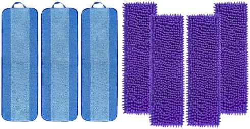 KEEPOW Microfiber Mop Pads 18 Inch 43 Pack Replacement