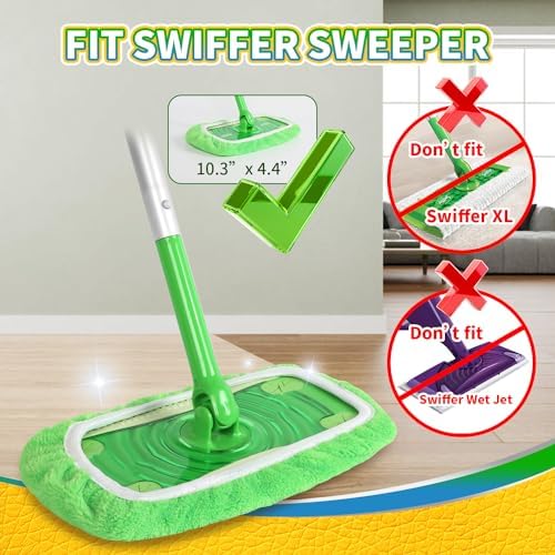 6 Pack Microfiber Mop Pads for Bona and Swiffer