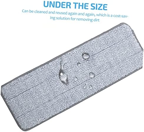 2pcs Microfiber Mop Pads Reusable Floor Cleaning Cloth