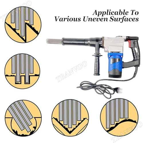 TBANVOO Portable Rust Scaler 23 x 18 Needles 4500 RPM 1100W 1