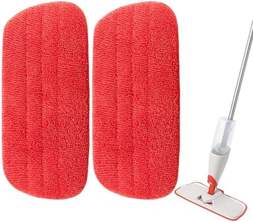 GeekNi 2 Pack Microfiber Reusable Mop Pads for OXO Good Grips